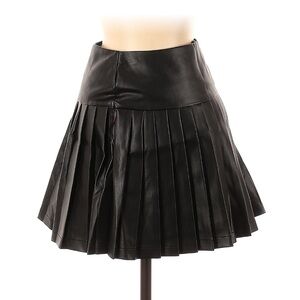 BARDOT faux leather pleated skirt size 2